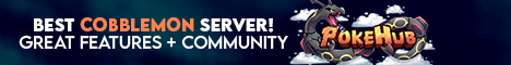 PokeHub Cobblemon server banner