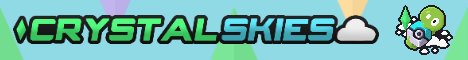 Crystal Skies Cobblemon Cobblemon server banner - cobblemon.crystalskies.org